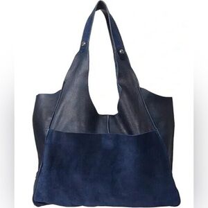 Free People French Blue Boho Bag